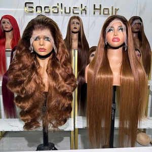 Perruques Lace Front 613 Highlight, Cheveux Humains 100% Naturels, Lisses et Raides, Super Double Drawn (SDD), Prêtes à Porter, Fournisseurs de Cheveux Vietnamiens - Product Image 3
