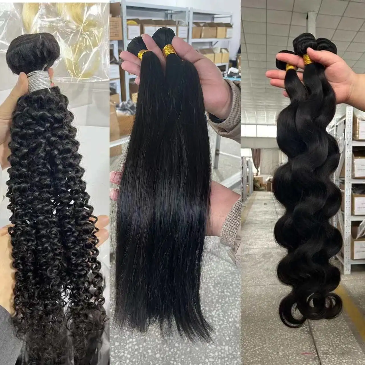 Fornecedores de cabelo alinhado com cutícula vietnamita por atacado, pacotes de cabelo peruano, pacotes de cabelo cru de doador único para mulheres negras