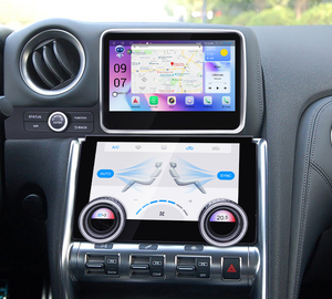 Krando, nuevo sistema de Radio automático <span class=keywords><strong>Android</strong></span>, unidad principal, reproductor de Dvd para coche, Carplay inalámbrico para Nissan GTR 2008-2016, pantalla táctil Digital AC - Product Image 3
