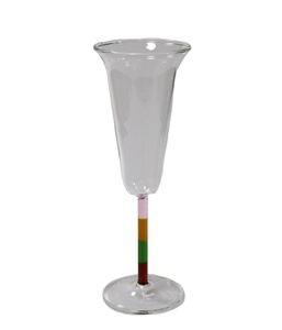 All'ingrosso su misura stelo colorato Champagne bicchieri flauti vino <span class=keywords><strong>tulipano</strong></span> Cocktail <span class=keywords><strong>calice</strong></span> di vetro per la festa - Product Image 1