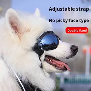 Lunettes de protection UV tout-en-un pour chiens et chats, lunettes de soleil réglables coupe-vent pour animaux de petite et moyenne race, <span class=keywords><strong>voyage</strong></span> en plein air estival - Product Image 3