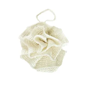 홈 스파 자연 각질 제거 수세기 샤워 풍부한 거품 거품 얼굴 바디 라미 목욕 pouf