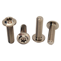 Vis en titane GR5 M5*18mm, prix usine, vis à tête parapluie, vis à tête Torx interne, vis de frein de haute qualité