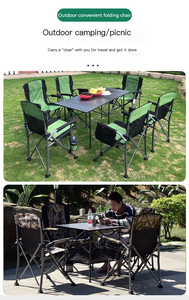 <span class=keywords><strong>Silla</strong></span> <span class=keywords><strong>de</strong></span> Playa Personalizada para Pesca, Barbacoa y Ocio al Aire Libre, <span class=keywords><strong>Silla</strong></span> <span class=keywords><strong>de</strong></span> Camping Portátil Plegable <span class=keywords><strong>de</strong></span> Lujo con Respaldo Alto y Portavasos - Product Image 4