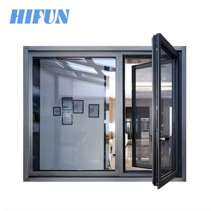 <span class=keywords><strong>Hifun</strong></span> กระจกอลูมิเนียม5 + 20A + 5มม. กระจกกันเสียงกันความร้อนหน้าต่างบานเลื่อนอลูมิเนียม - Product Image 1