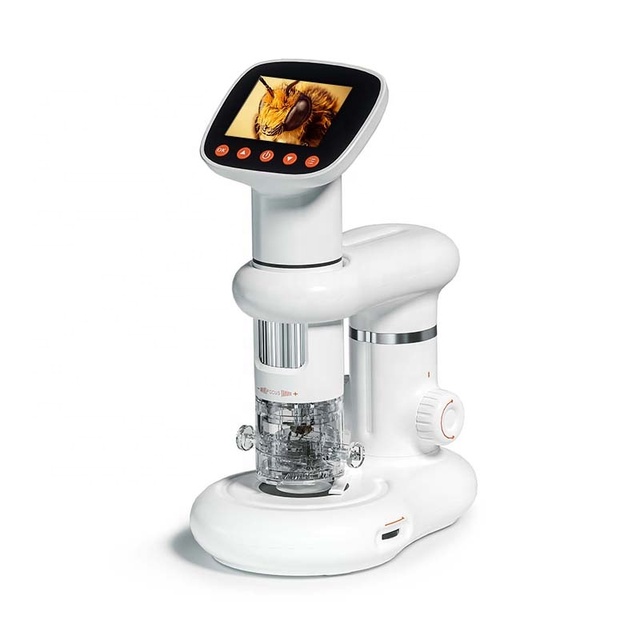 Microlong CM3 Digital USB Electron Microscope Mini Handheld Stereo Microscope 1000X Magnification 2 Inch LCD Display 1080P HD 8