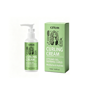 Crème Définissante pour Boucles - Boucles Rebondissantes - Hydratante - Anti-Frizz - Tenue 24H - Formule Naturelle - Crème Définissante pour <span class=keywords><strong>Cheveux</strong></span> <span class=keywords><strong>Bouclés</strong></span> - Product Image 1