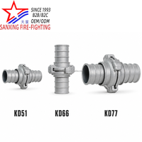 Kopling Aluminium Die-Cast GOST KD51 KD66 KD77 Kopling Selang Guillemin Sambungan Cepat Perlengkapan Pipa Irigasi Pemadam Kebakaran