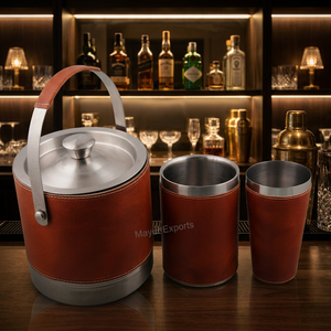 Juego de Bar Premium Clásico Ecológico con Acabado de Cobre, Juego de Barman Profesional de Acero Inoxidable, Coctelera para Vino, Herramientas para Mezclar, Bar en Casa - Product Image 2
