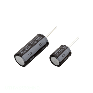 Condensateur à trou traversant 53 uF, distributeur agréé, CAP ALUM 420V POLAR UTHW6530MND - Product Image 1