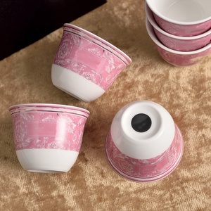 Hot Selling <b>Bone</b> <b>China</b> Condensed 6 Cup Family Afternoon <b>Tea</b> <b>Set</b> Turkiye Coffee <b>Set</b> - Product Image 3