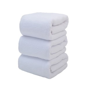 Toallas de Baño 80*160cm, 100% Algodón Blanco, Extra Grandes y Gruesas, para Hotel, Salón de Belleza, con Logotipo Personalizado - Product Image 3