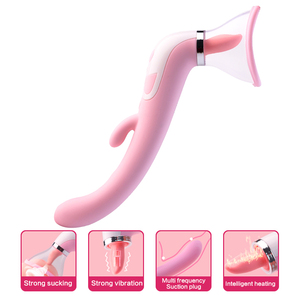 Succhiare la lingua leccare vibratore Vagina figa pompa a vuoto capezzolo ventosa tazza macchina del sesso potenti giocattoli del sesso per <span class=keywords><strong>le</strong></span> <span class=keywords><strong>donne</strong></span> masturbatore - Product Image 3