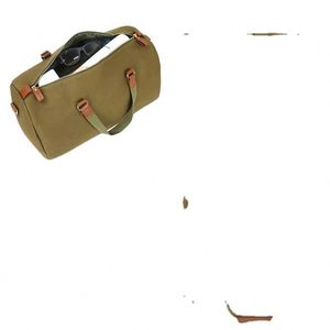 BSCI factory Custom Canvas Leather Suit <b>Luggage</b> Garment Bag with Shoulder <b>Strap</b> - Product Image 1
