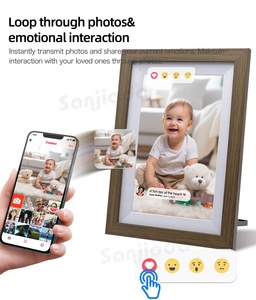 กรอบรูปดิจิตอล Wifi กรอบรูปไม้ดิจิตอล ขนาด 10 นิ้ว 15 นิ้ว Frameo สามารถส่งรูปภาพและวิดีโอได้ - Product Image 3