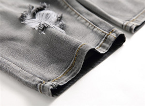 2021 printemps hommes coton solide hommes Shorts vêtements Jeans Shorts nouveau court Bermudes mode décontracté été Denim Logo personnalisé lavé - Product Image 6