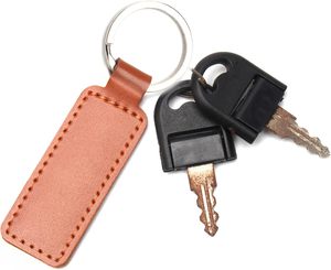 PU Leather <b>Key</b> <b>Ring</b> Simple Business Car <b>Key</b> Accessories Leather <b>Key</b> Creative Business Gift Customizable - Product Image 4