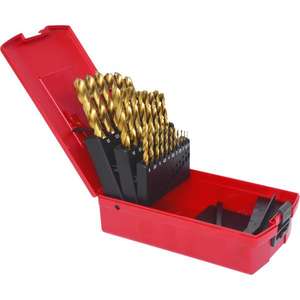 KS TOOLS-330,4623 HSS-Juego de brocas helicoidales TiN en caja de plástico (25 piezas) 1-13mm - EAN 4042146342008 BROCAS - Product Image 3