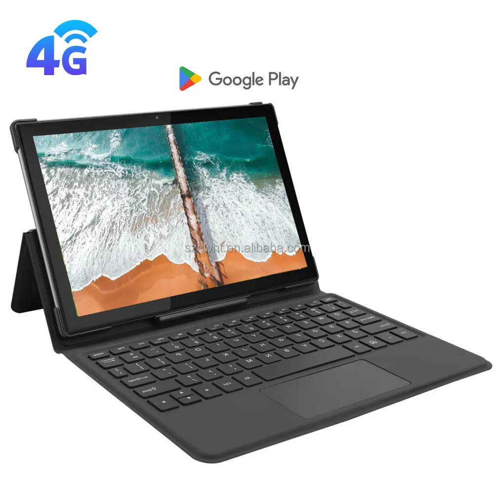 10inch tablet 64GB Storage 4G RAM 2 in 1 Tablet Pc Octa Core 1920x1200 5G WiFi 4G LTE Android Tablet Computer with Keyboard