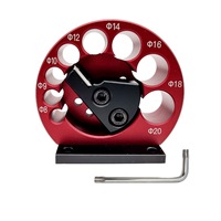 Outil auxiliaire pour perceuse électrique, pour la fabrication de tiges rondes réglables à 5 trous, pour transformer le bois carré en goujons ronds