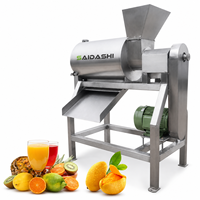 Industriële fruitontpitter en -pulper met aangepaste spanning en zeefgrootte voor pureeproductie in verwerkingsinstallaties
