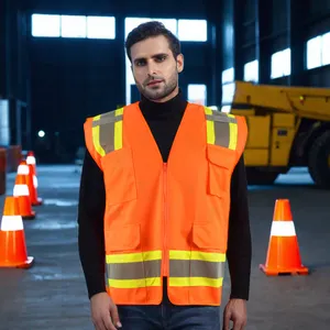 Factory Price Direct Sales Warehouse Reflective High Quality Reflective Safety Construction Vest For Worker Engineer