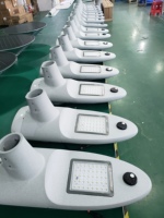 Lumière LED solaire pour bord de route 6000LM IP65 avec télécommande, angle de faisceau de 140°, certifiée CE et RoHS, garantie de 3 ans