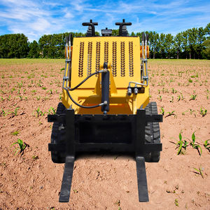 لودر صغير متعدد الوظائف مع ملحقات قاطع الأعشاب وطاحونة جذوع الأشجار وشفرة الثلج، محرك ديزل ومضخة هيدروليكية - Product Image 1