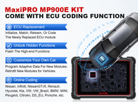 Autel maxipro mp900e kit mp900 MP 900e obd2 OE-Nivel Todos los sistemas Herramienta de diagnóstico Escáner de servicio de diagnóstico de automóviles para todos los automóviles