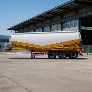 Semirremolque Popular y Duradero de 3 Ejes para Cemento a Granel con Buen Sellado para Transporte de Carga en África - Product Image 3