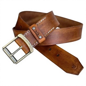 Ceinture en cuir noir, boucle carrée en acier, écologique, imperméable, décontractée, pour hommes, accessoires de luxe, durable, motifs floraux personnalisés - Product Image 6