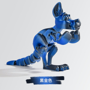 CHENXI 3D imprimé <span class=keywords><strong>boxe</strong></span> kangourou jouet articulations peuvent être déplacés modèle créatif <span class=keywords><strong>roman</strong></span> jouet bureau 3D imprimé ornements - Product Image 4