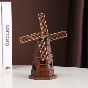 Nouveau design métal Bronze personnalisé <span class=keywords><strong>moulin</strong></span> à <span class=keywords><strong>vent</strong></span> modèle ornements Souvenirs artisanat maison chambre décoration néerlandais <span class=keywords><strong>moulin</strong></span> à <span class=keywords><strong>vent</strong></span> cadeaux - Product Image 5