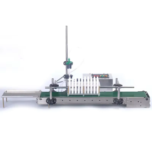 1Ml-50Ml Small Scale Digital Plastic Bottle Soft Drink Juice Perfume Essential <b>Oil</b> Liquid Filling <b>Machine</b> With Conveyor - Product Image 2