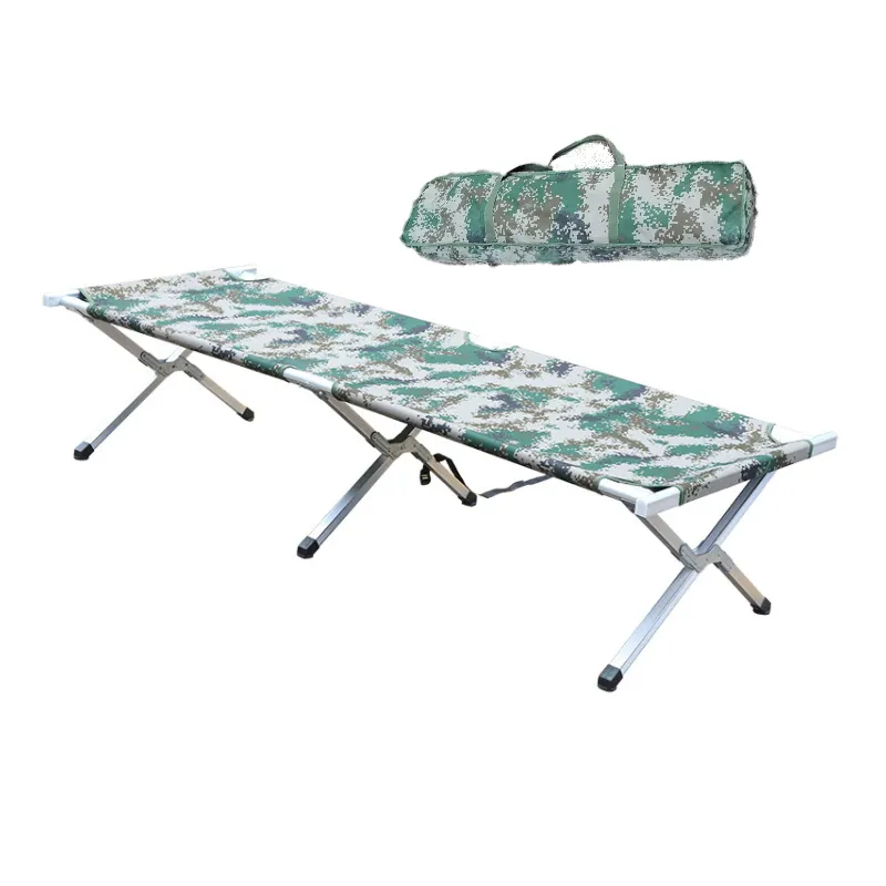 Xieqiao cama campamento camp field bed adjustable stretcher outdoor portable foldable folding camping bed for tent