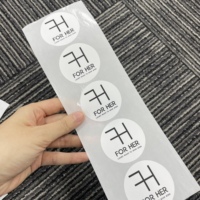 Autocollant de luxe avec Logo imprimé en cercle noir, étiquette adhésive en feuille d'or PP