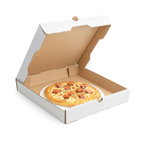 Usine de vente directe boîte d'emballage de pizza ondulée à bas prix logo en relief 40x40 Caja De Pizza impression de logo personnalisé fabricant chinois