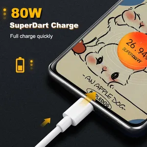 <span class=keywords><strong>Realme</strong></span> Original 80W Tipo-C Cable Trenzado Super Dart Vooc Cable de cargador para <span class=keywords><strong>Realme</strong></span> <span class=keywords><strong>Gt</strong></span> <span class=keywords><strong>NEO</strong></span> 3T 3 <span class=keywords><strong>2</strong></span> <span class=keywords><strong>Pro</strong></span> C55 8 10 11 <span class=keywords><strong>Pro</strong></span> Plus - Product Image 4