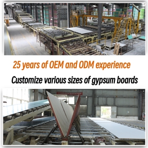 Chống ẩm thường xuyên tấm thạch cao giá chất lượng cao tấm thạch cao nhà sản xuất tấm thạch cao thạch cao vách thạch cao - Product Image 6