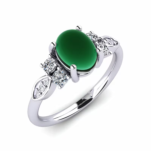 <span class=keywords><strong>Propriétés</strong></span> de la pierre d'<span class=keywords><strong>agate</strong></span> verte en argent Sterling 925 pierre d'<span class=keywords><strong>agate</strong></span> verte en Urdu beaux bijoux - Product Image 3