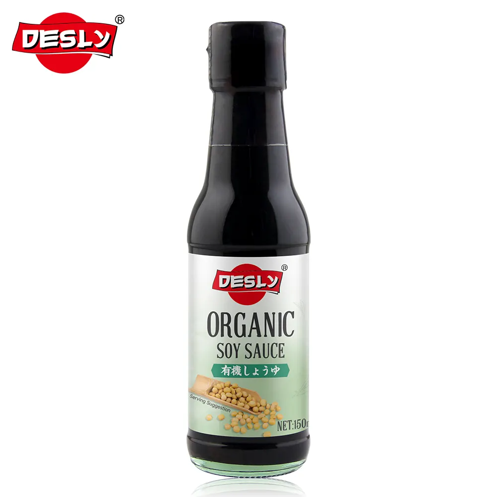 Gesunde japanische Bio-Gewürz sauce 150 ml Desly Bio-Sojasauce für Supermärkte, Restaurants