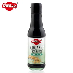 Healthy Organic Japanese Seasoning Sauce 150 Ml Desly Organic Soy Sauce For Supermarkets Restaurants