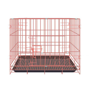 <span class=keywords><strong>Cage</strong></span> en métal pliable et portable pour animaux de compagnie, facile à installer, meilleure qualité - Product Image 3