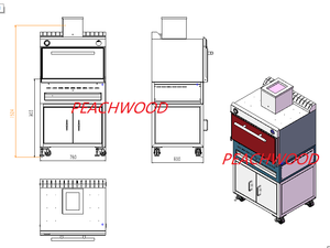 Parrilla de acero inoxidable <span class=keywords><strong>Santamaria</strong></span> YGV1800 para uso en hoteles y restaurantes - Product Image 3