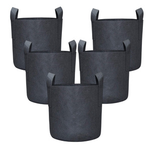 Sacs de culture <span class=keywords><strong>en</strong></span> plastique de taille personnalisée 1/3/5/10/25/100 gallons avec poignée pour le jardinage de plantes, de fleurs, de légumes et de fruits - Product Image 5