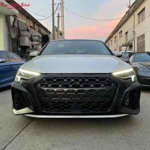 Kit carrosserie <span class=keywords><strong>RS3</strong></span> Bodikits pour Audi A3 S3 Pare-chocs avant avec calandre en maille de radiateur et lèvre avant en matériau PP 2020 2021 <span class=keywords><strong>2022</strong></span> - Product Image 3