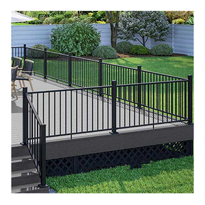 Chất lượng cao tùy chỉnh hiện đại wrought sắt lan can và lan can cho biệt thự ngoài trời cho ban công gồm có một phong cách hàng rào - Product Image 3