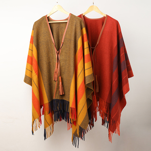 10% <span class=keywords><strong>cachemire</strong></span> 90% laine marque femmes <span class=keywords><strong>Poncho</strong></span> hiver dames gland chaud concepteur <span class=keywords><strong>cachemire</strong></span> Cape écharpes châle - Product Image 5
