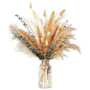 Decoración de Boda Hecha a Mano, Eucalipto Preservado, Combinación de Hierba de Pampas Seca, Hierba de Cola de Conejo, para el Día de la Madre, Navidad - Product Image 6