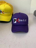 Gorras de camionero promocionales Impresión de LOGOTIPO Material frontal Poliéster con esponja, gorra de camionero Snapback de malla trasera